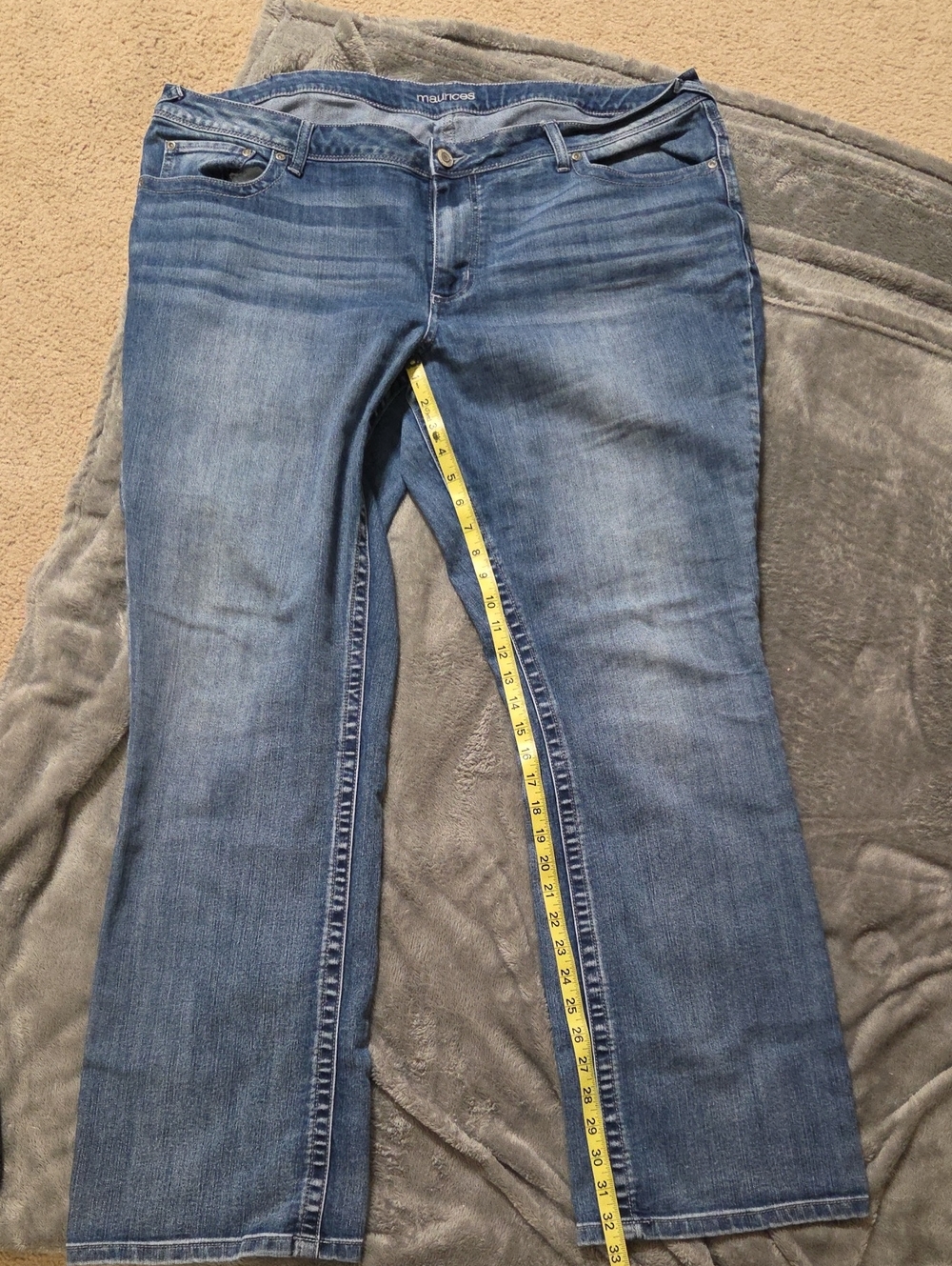 Maurices M Jeans Size 22 Long With A 33 Inch Inseam